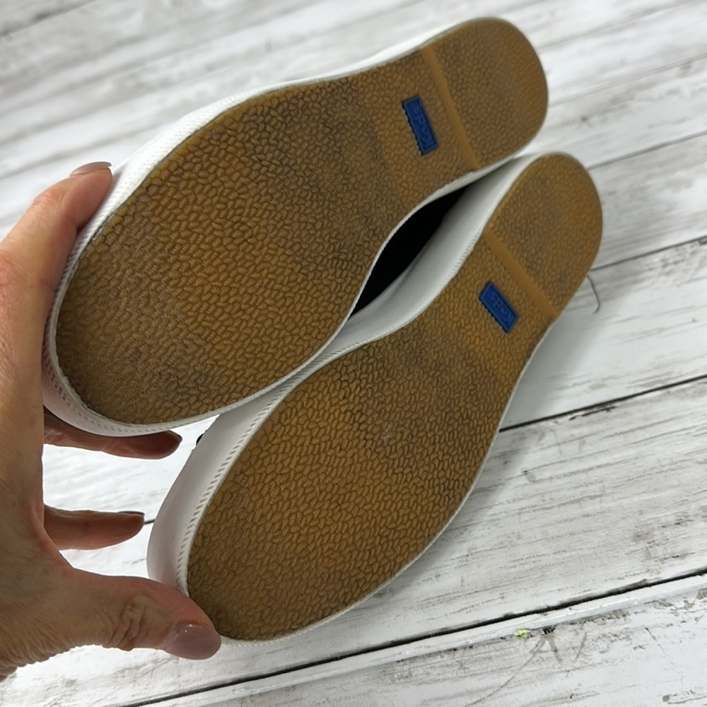 KEDS BLACK FABRIC SLIP ON 7 1/2 - Picture 7 of 11